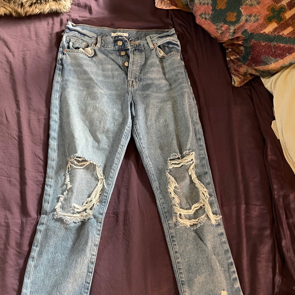 Cropped jeans